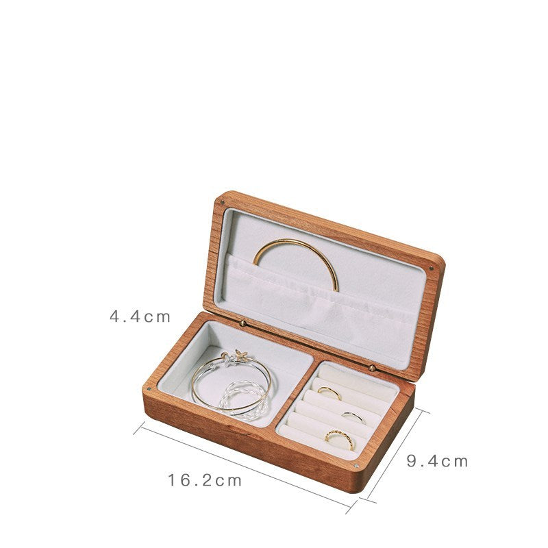 Wooden earring box